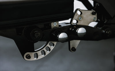 Pegasus™ Attachment close up of seat adjustments