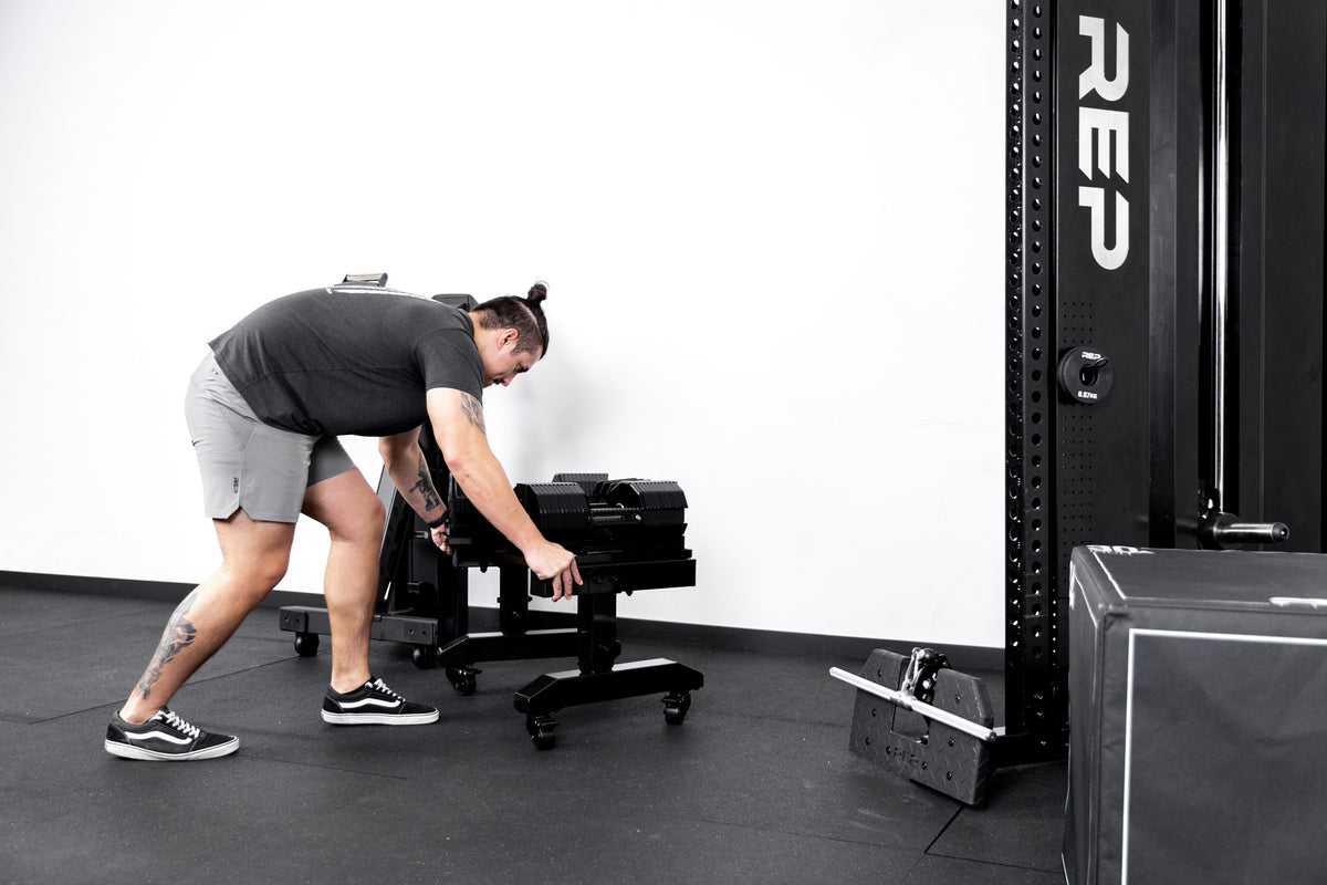REP® Adjustable Dumbbell Stand