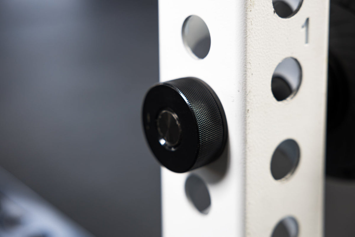 Close-up shot of the Leg Roller 2.0 hardware