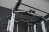 Multiple views of Pull-up Bar Extension Brackets with Pull-Up Bar on Ares 2.0 4-Post