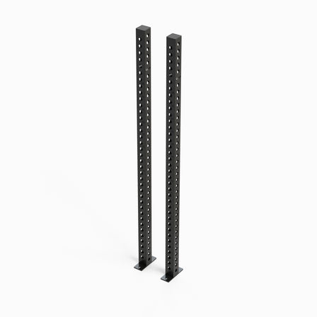 Omni Rack Uprights 80" Metallic Black Pair