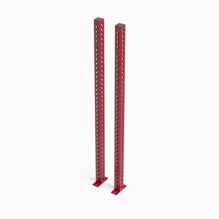 Omni Rack Uprights 80" Red Pair
