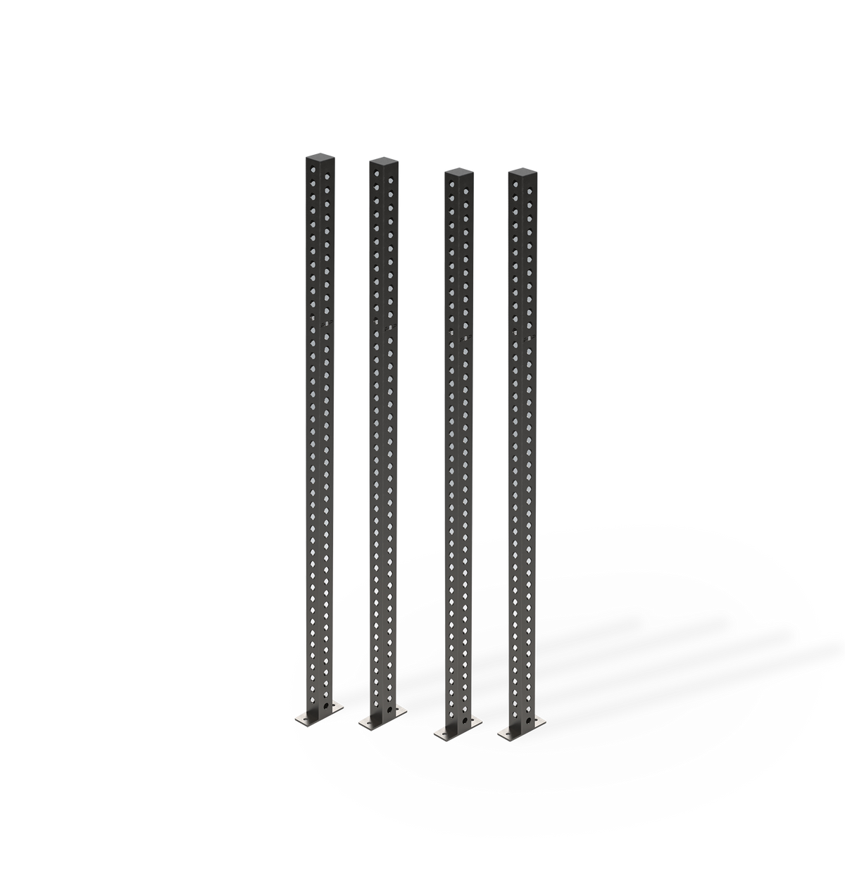 Apollo Rack Uprights 93" Clear Coat Set of Four