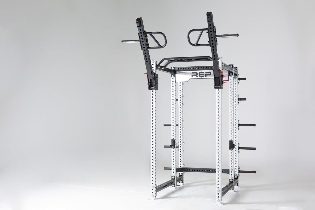 PR-5000 Power Rack Uprights Shown on a 6-Post Rack